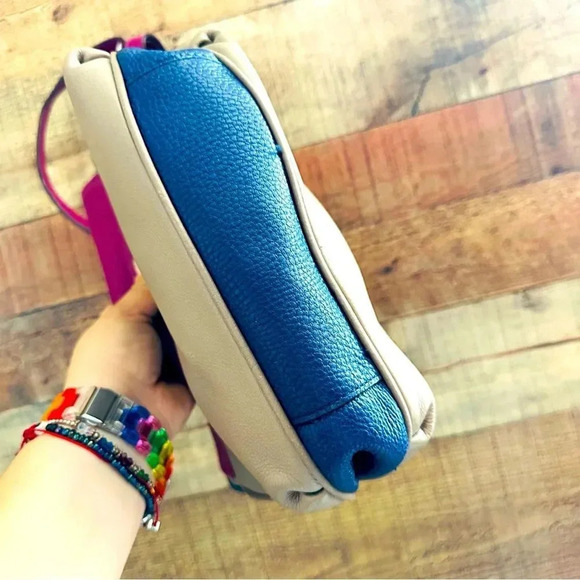 Marc By Marc Jacobs Color Block Leather Flap Crossbody - Picture 7 of 12